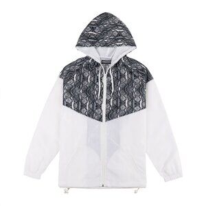 Women Lightweight Windbreaker Outdoor Hiking Hooded Jacket Size S